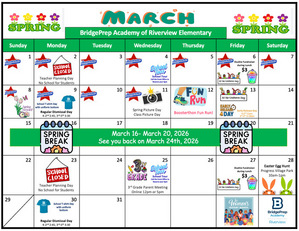 ✨March 2026 Activity Calendar ✨
